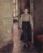 Camille Pissarro The Young maid Spain oil painting artist